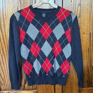 Boy’s Gap Kids Argyle Sweater, Size L (10)